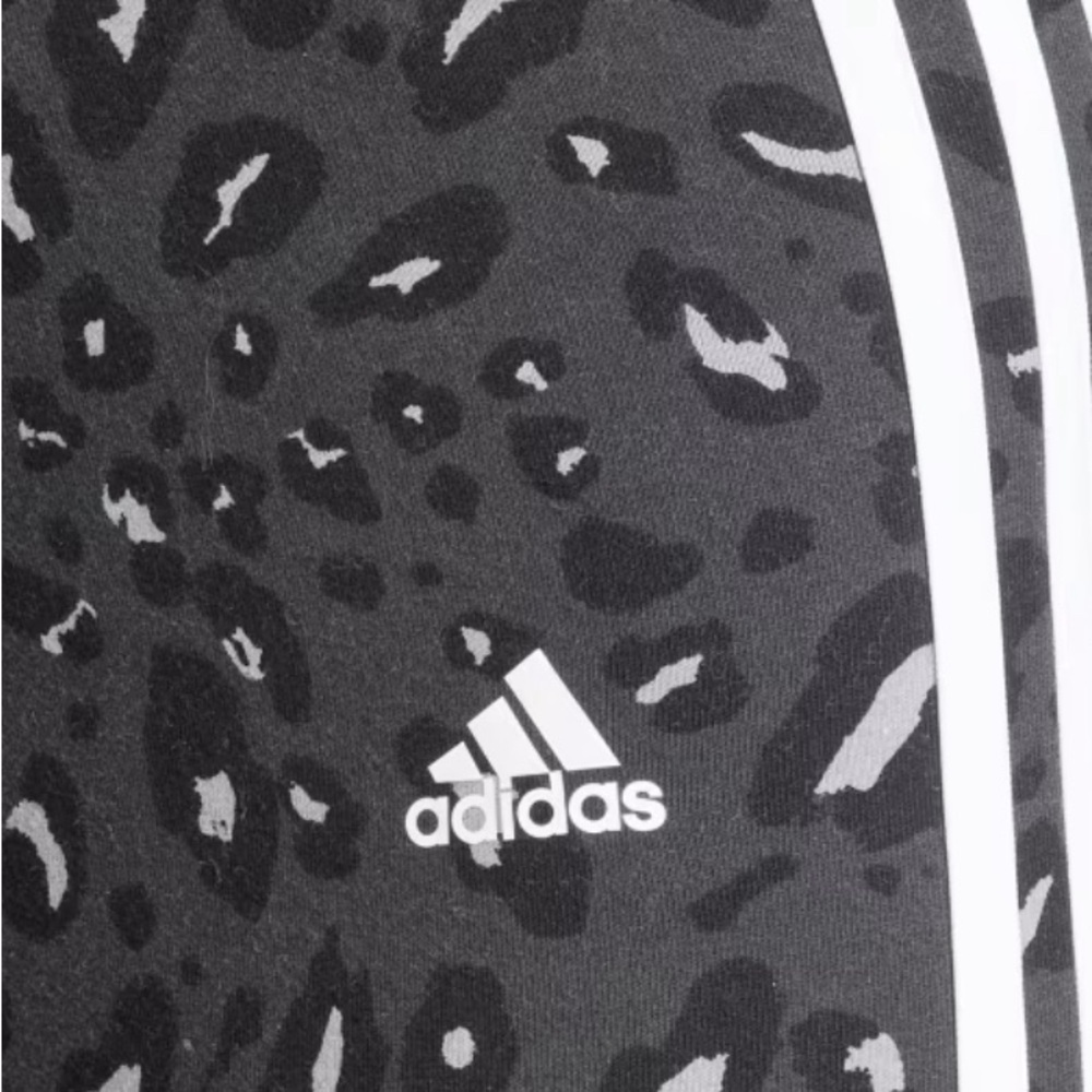NWT ADIDAS LEOPARD PRINT LEGGINGS - Picture 2 of 13
